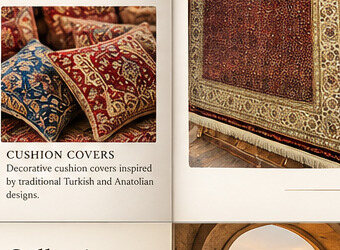 Turkish textile cushion covers